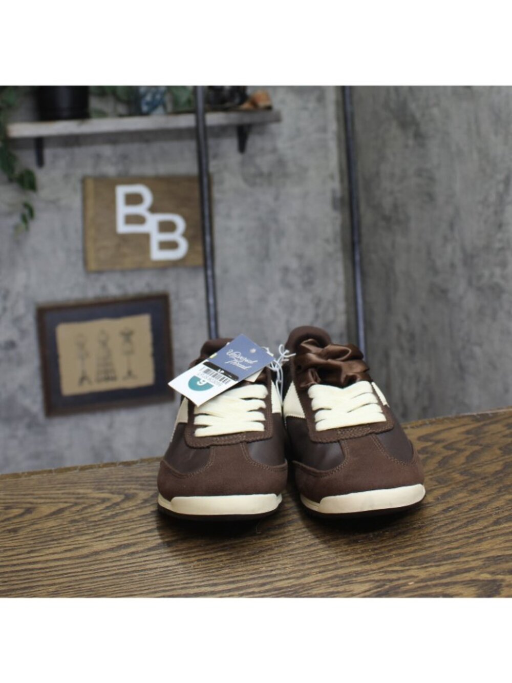 NWT Universal Thread Skyler Jogger Sneakers Low Top Double Lace Brown Multi 9M - Picture 4 of 10